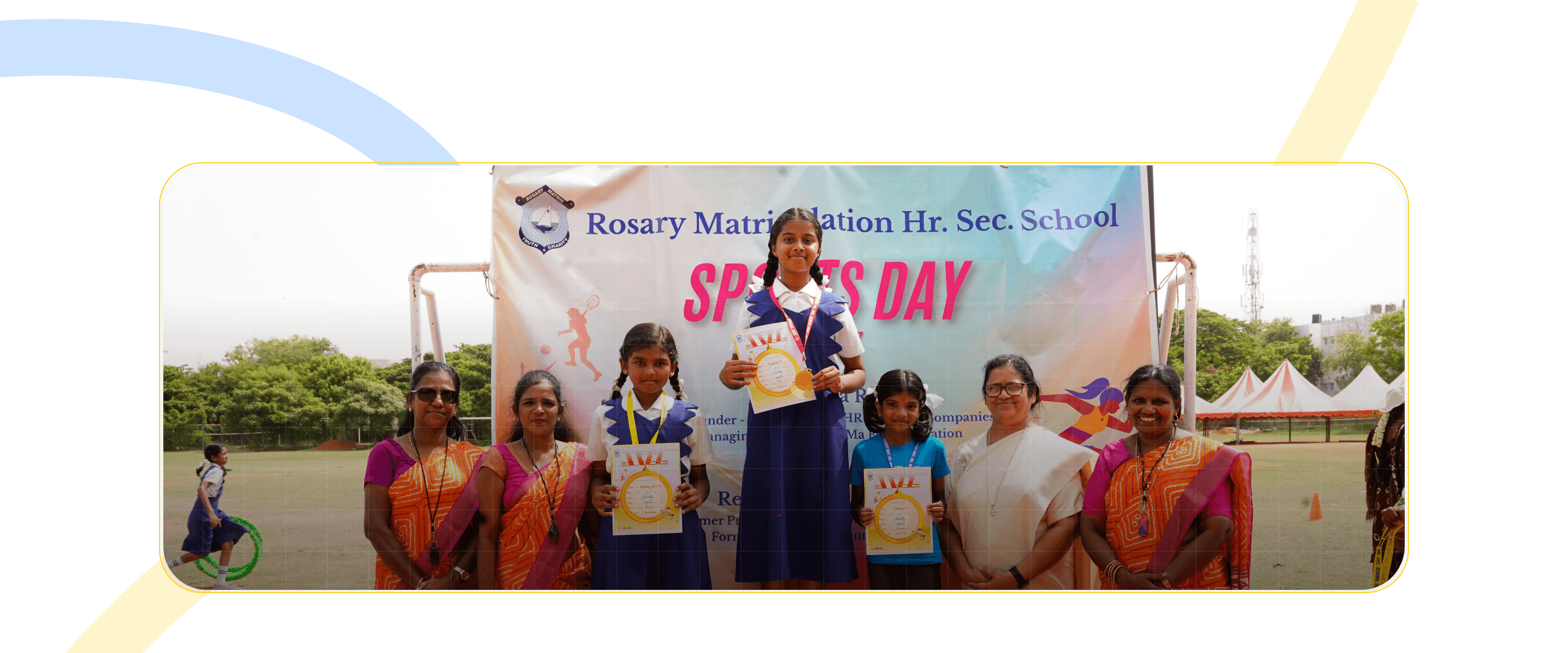 Rosary School students