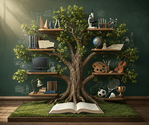 Rosary School academic departments
