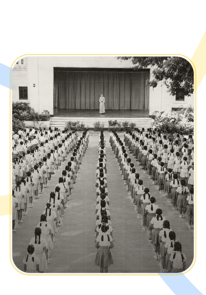 Rosary School students